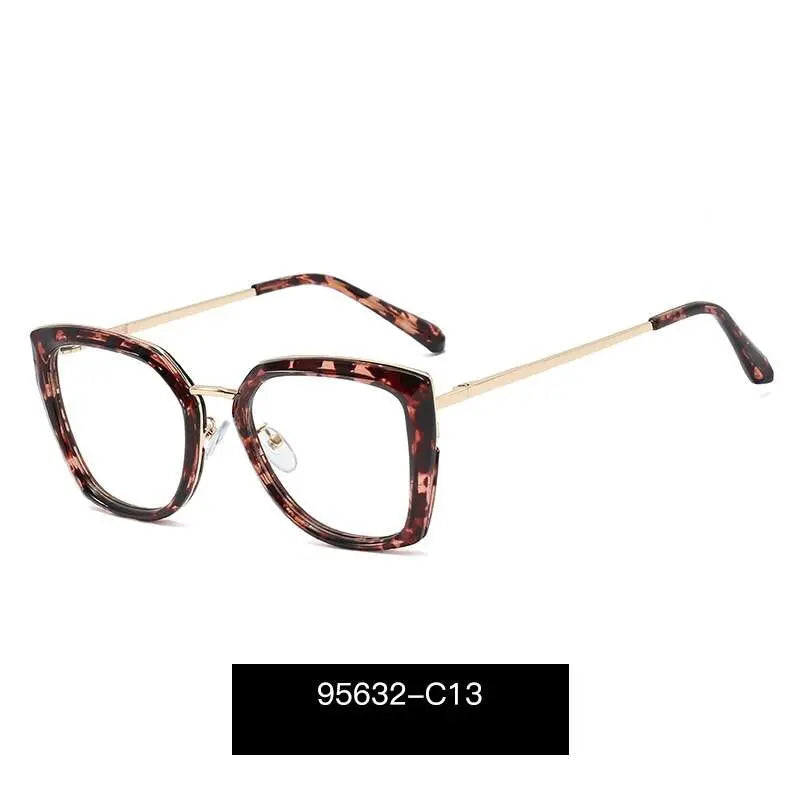 Women's Cat Eye Full Rim TR90 Prescription Glasses 95632 — view 10 | Rx Spectacle