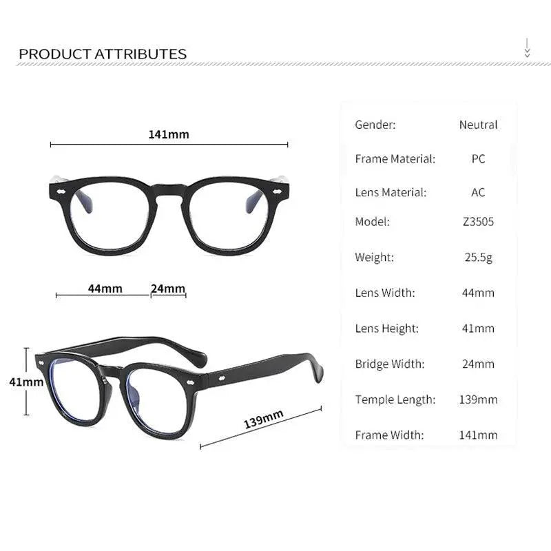Unisex Full Rim Resin Prescription Glasses 3505 — view 7 | Rx Spectacle