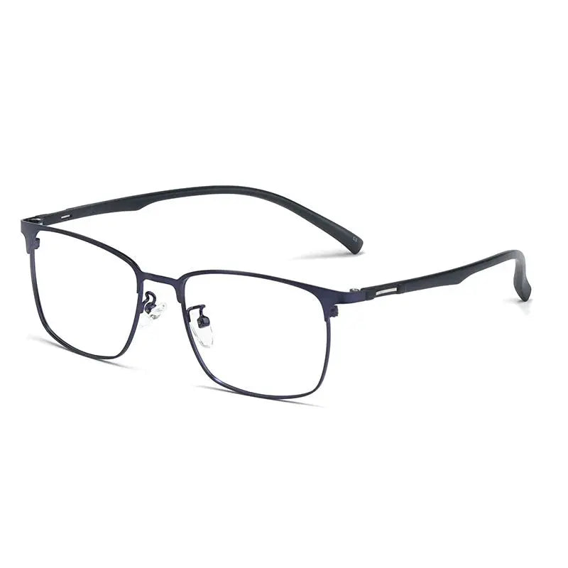 Men's Square Full Rim Alloy Prescription Glasses 5239 — view 10 | Rx Spectacle