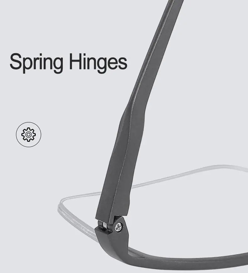 Unisex Semi-Rimless Alloy Prescription Glasses 6297 — view 14 | Rx Spectacle