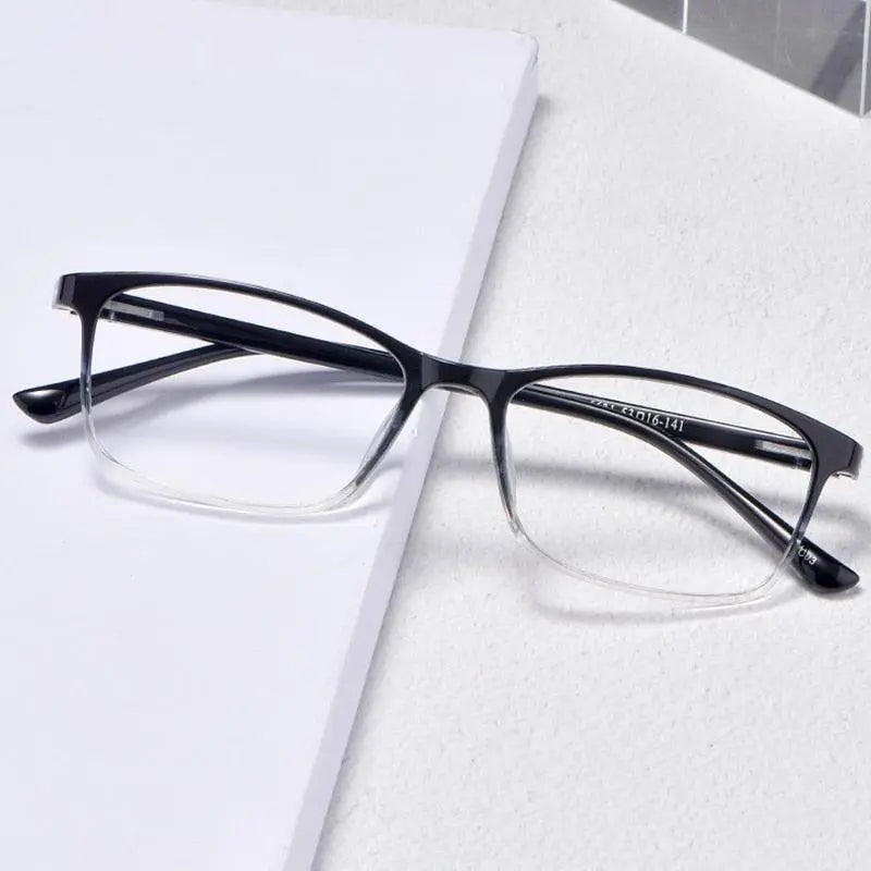 Women's Square Full Rim Acetate Prescription Glasses 6631 — view 8 | Rx Spectacle