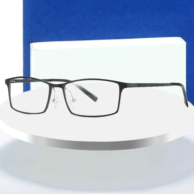 Unisex Square Full Rim Alloy Prescription Glasses 6300 — view 2 | Rx Spectacle