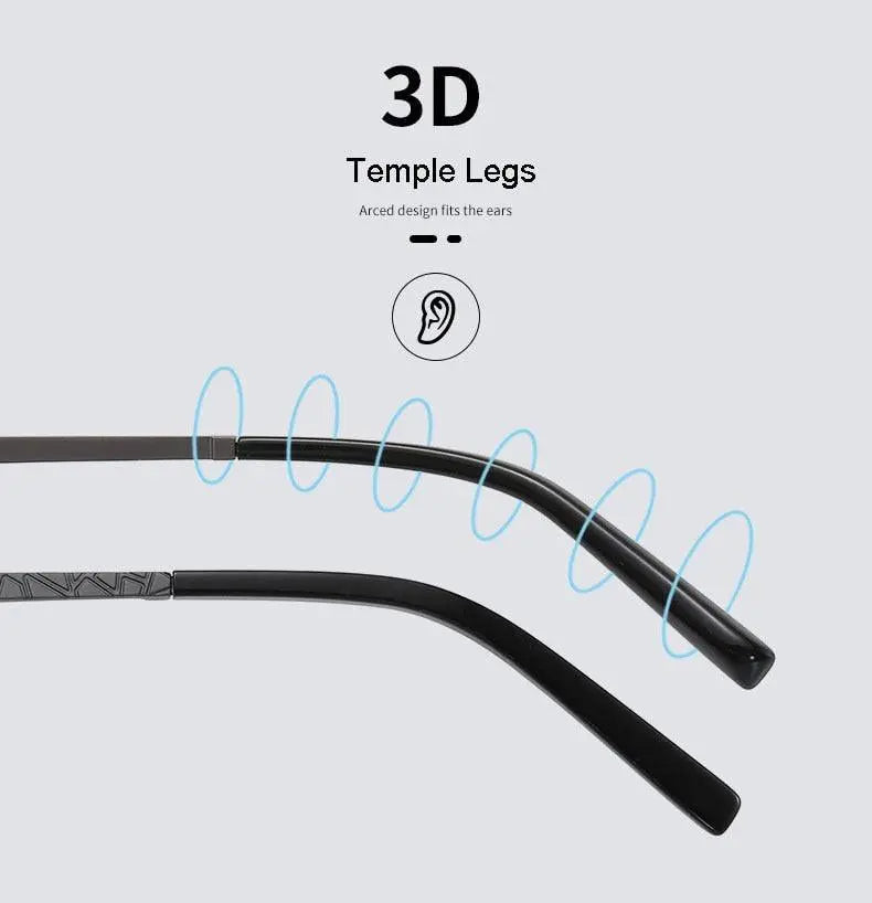 Unisex Full Rim Alloy Prescription Glasses 6266 — view 13 | Rx Spectacle