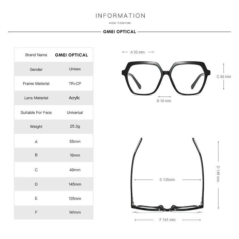 Women's Full Rim TR90 Prescription Glasses 2018 — view 6 | Rx Spectacle