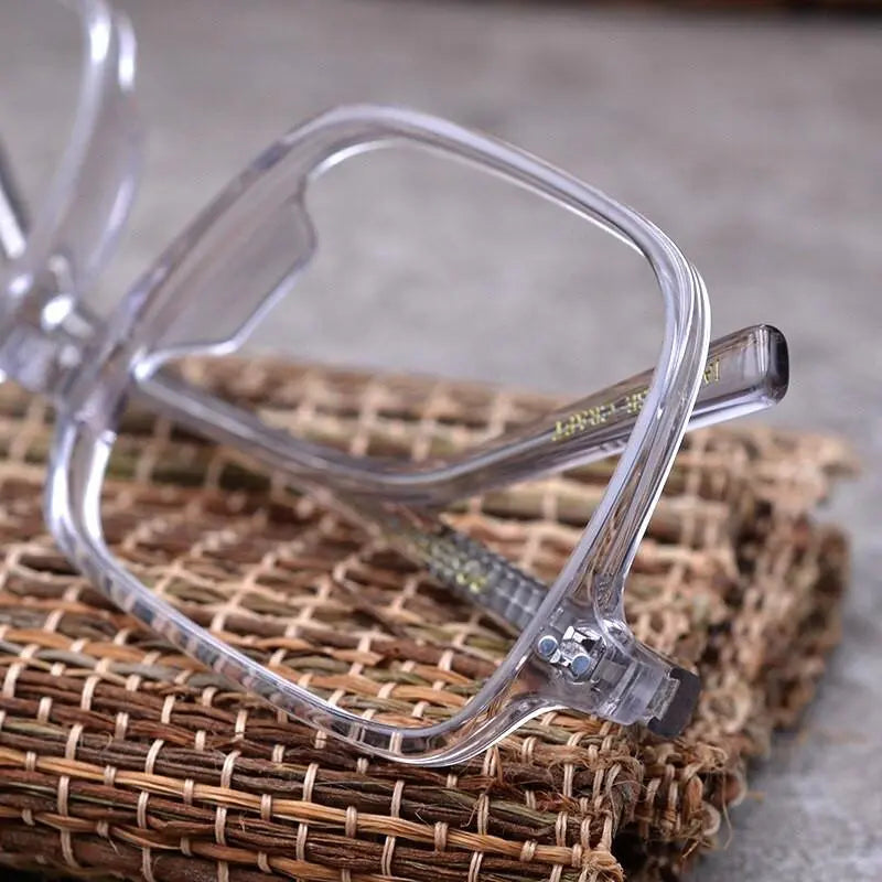 Women's Square Full Rim Acetate Oversized Prescription Glasses Ps9105 — view 3 | Rx Spectacle