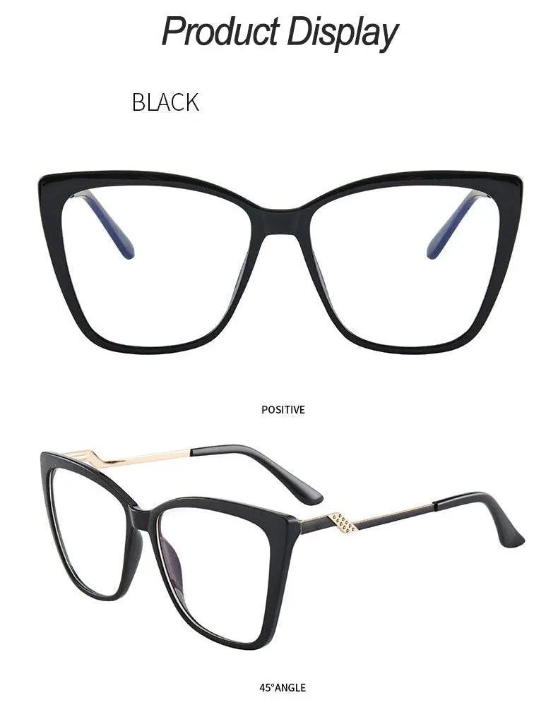 Women's Cat Eye Full Rim TR90 Prescription Glasses 7049 — view 14 | Rx Spectacle
