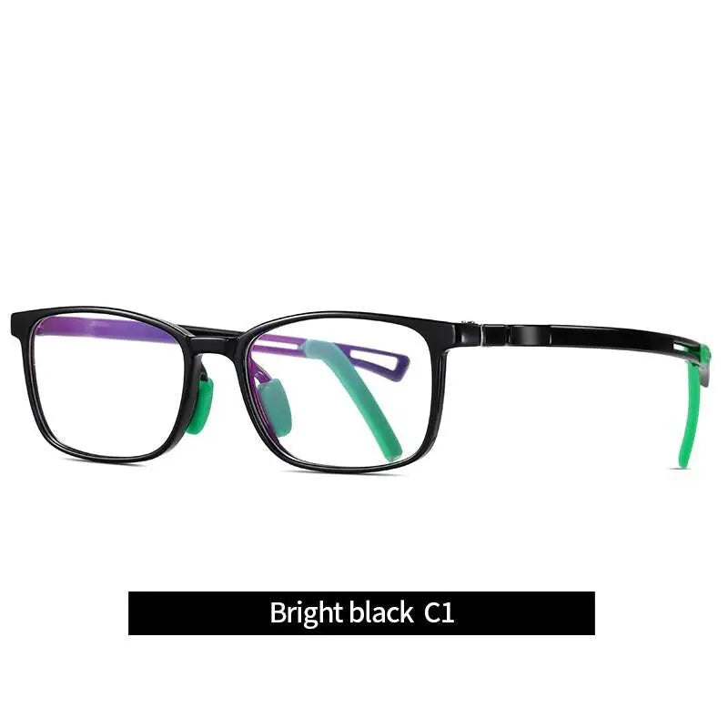 Unisex Square Full Rim TR90 Prescription Glasses 5109 — view 8 | Rx Spectacle