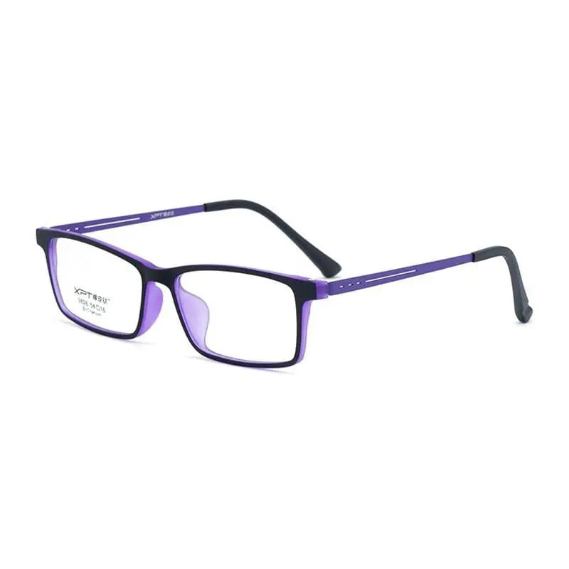 Unisex Rectangular Full Rim Titanium Prescription Glasses 9826 — view 1 | Rx Spectacle