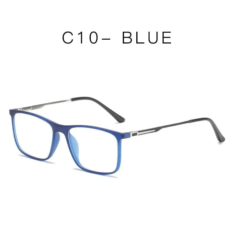 Men's Square Full Rim TR90 Prescription Glasses 8719 — view 3 | Rx Spectacle