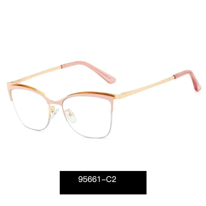 Women's Cat Eye Full Rim TR90 Prescription Glasses 95661 — view 8 | Rx Spectacle
