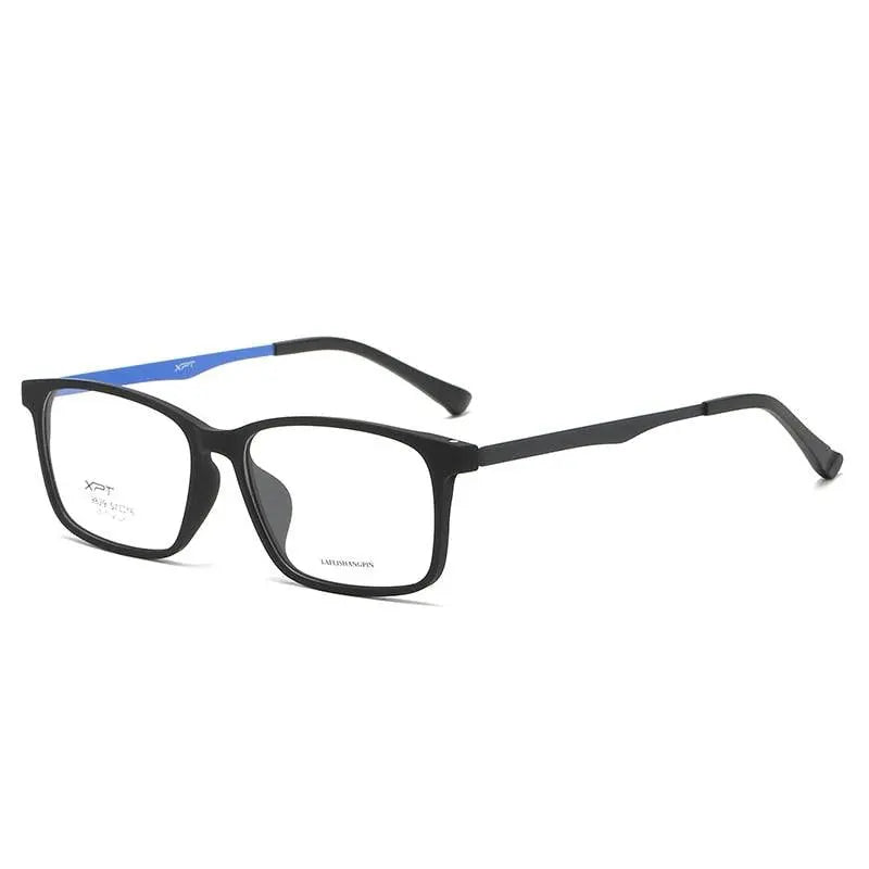 Unisex Square Full Rim Titanium Prescription Glasses 9829 — view 14 | Rx Spectacle