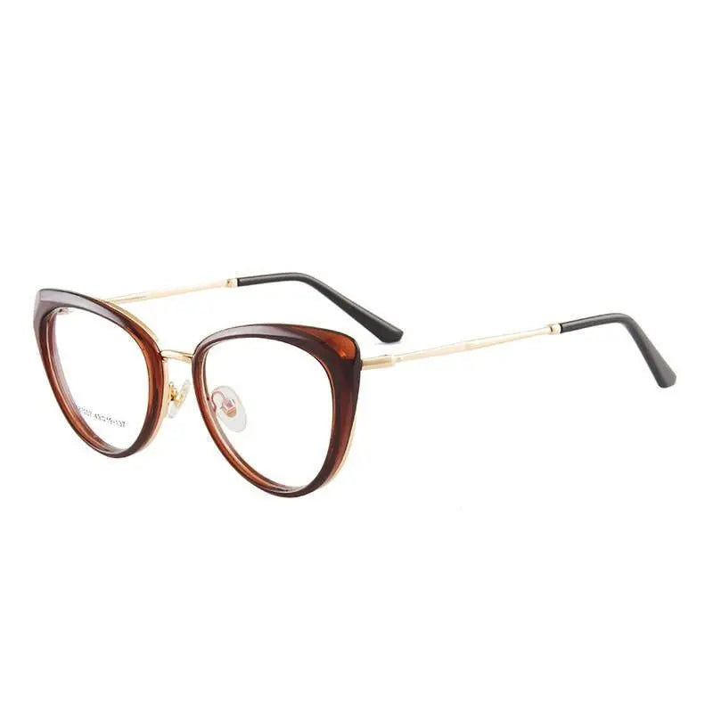 Women's Cat Eye Full Rim TR90 Prescription Glasses 7007 — view 8 | Rx Spectacle