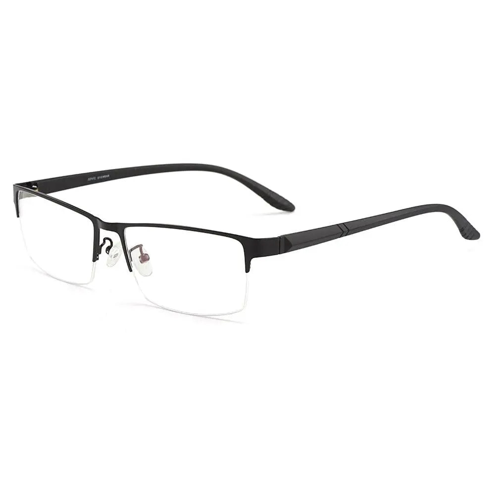 Men's Full Rim Alloy Oversized Prescription Glasses S61012 — view 5 | Rx Spectacle