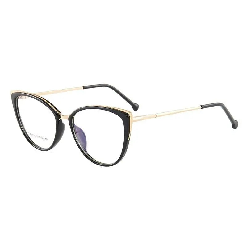 Women's Cat Eye Full Rim TR90 Prescription Glasses 7019 — view 4 | Rx Spectacle