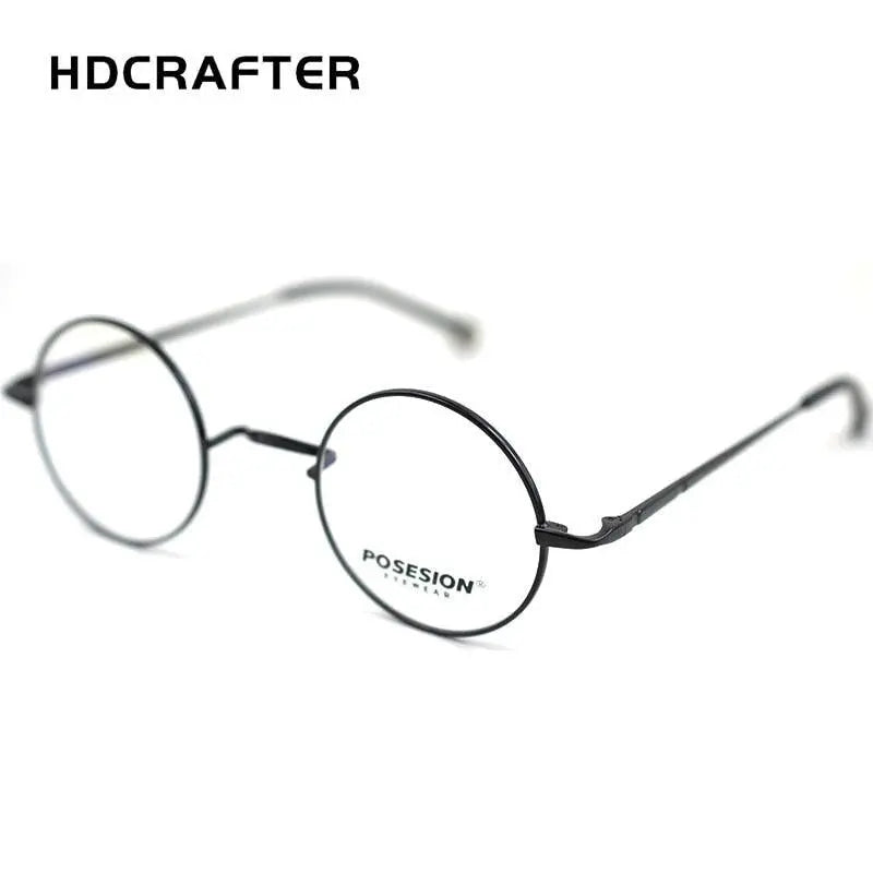 Unisex Round Full Rim Alloy Prescription Glasses Ps7087 — view 9 | Rx Spectacle