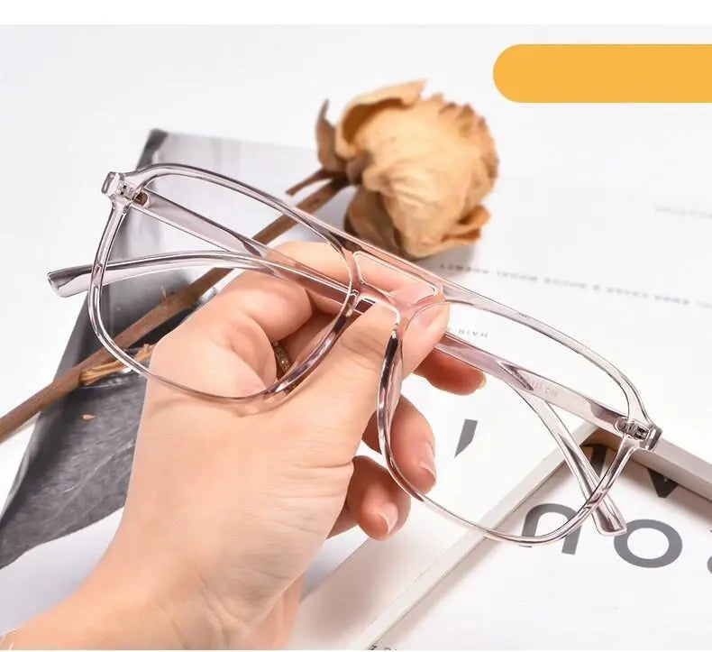 Unisex Full Rim TR90 Double Bridge Prescription Glasses D138 — view 4 | Rx Spectacle