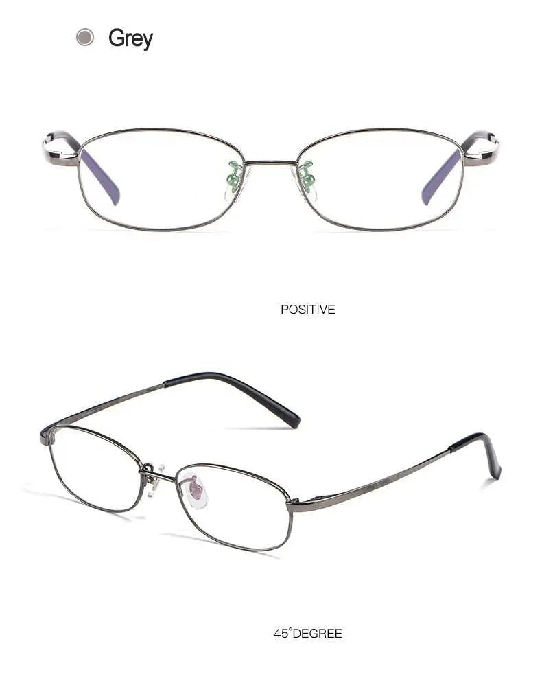 Men's Full Rim Titanium Prescription Glasses 10196 — view 15 | Rx Spectacle