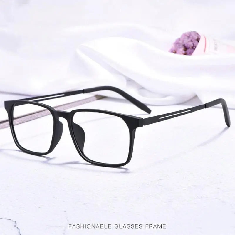 Unisex Full Rim Titanium Prescription Glasses 8878 — view 5 | Rx Spectacle