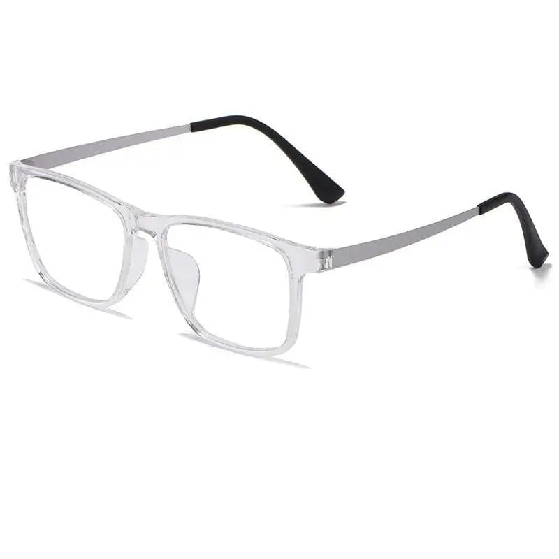 Men's Square Full Rim Titanium Prescription Glasses HR3068 — view 3 | Rx Spectacle