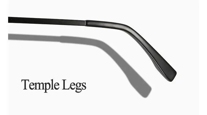 Men's Square Full Rim Alloy Prescription Glasses 6113 — view 12 | Rx Spectacle