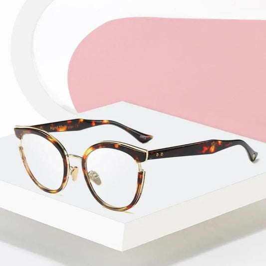 Women's Cat Eye Full Rim Acetate Prescription Glasses 97551 — view 1 | Rx Spectacle