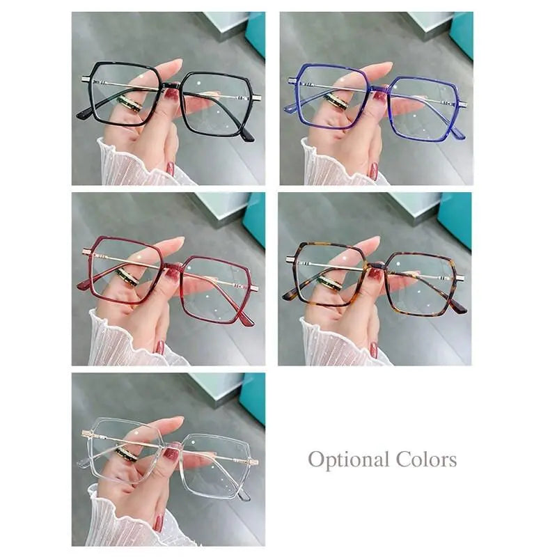 Women's Square Full Rim TR90 Prescription Glasses Lk308 — view 7 | Rx Spectacle