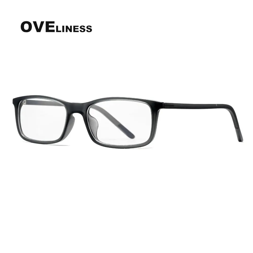 Women's Square Full Rim Titanium Prescription Glasses 72524 — view 4 | Rx Spectacle