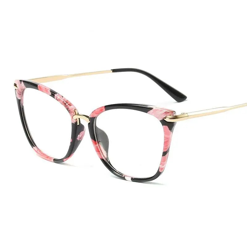 Women's Cat Eye Full Rim TR90 Prescription Glasses 95138 — view 5 | Rx Spectacle