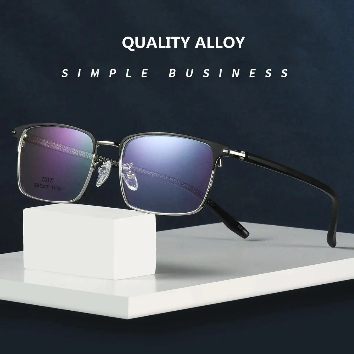 Men's Square Full Rim Acetate Reading Glasses 2017 — view 2 | Rx Spectacle