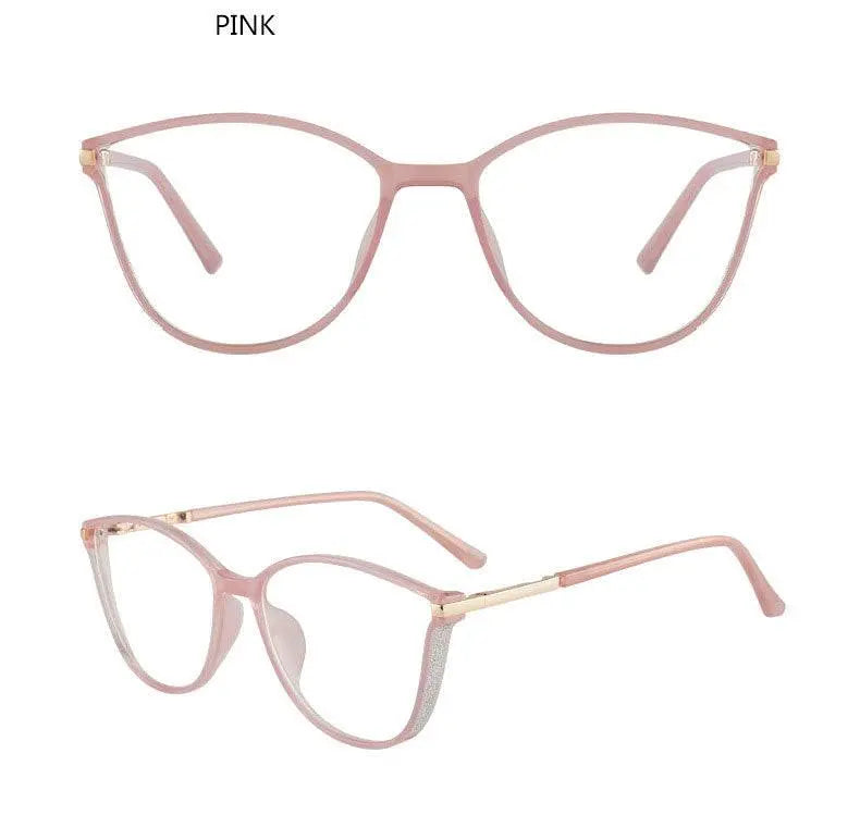 Women's Cat Eye Full Rim TR90 Prescription Glasses 7041 — view 17 | Rx Spectacle