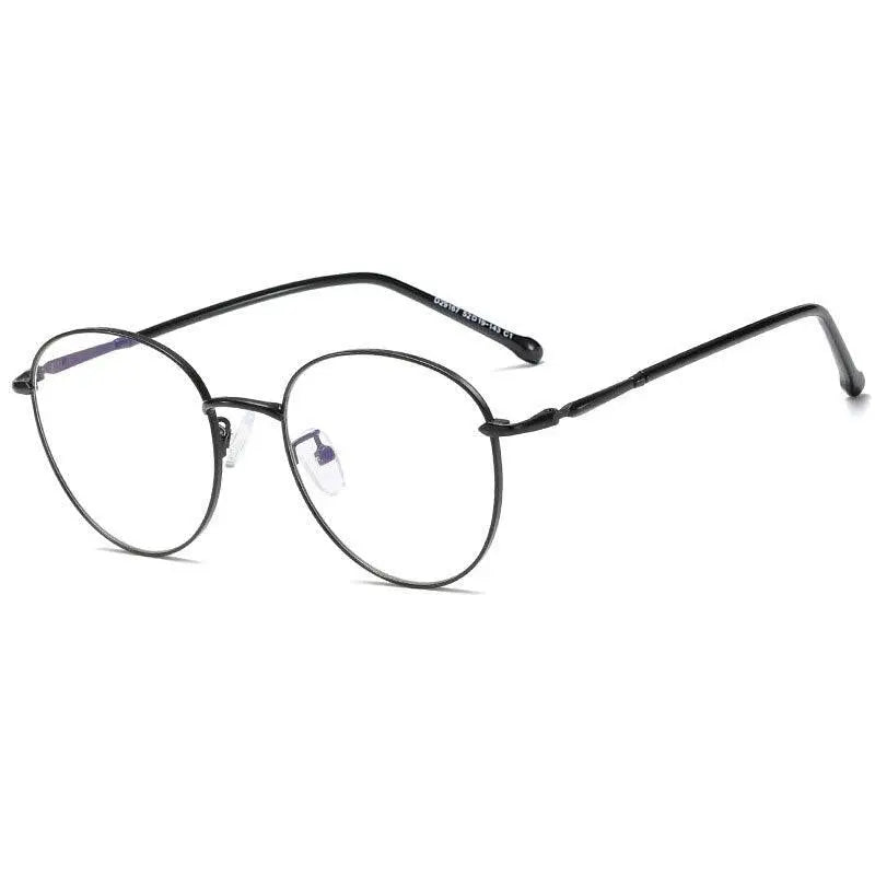 Unisex Round Full Rim Alloy Prescription Glasses 29167 — view 2 | Rx Spectacle