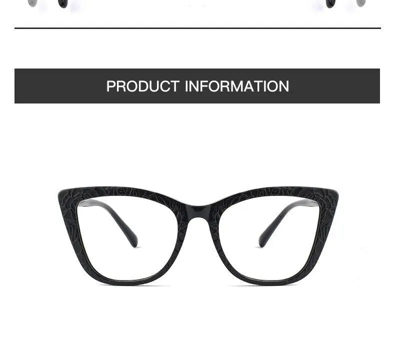 Women's Cat Eye Full Rim Acetate Prescription Glasses Z508 — view 15 | Rx Spectacle