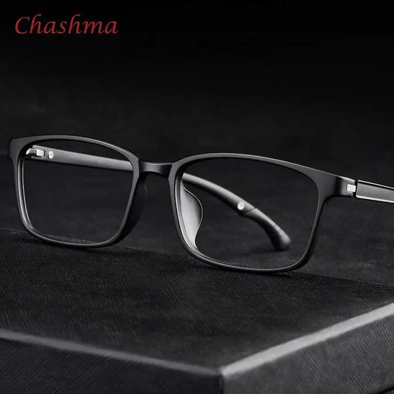 Unisex Square Full Rim Titanium Prescription Glasses 5106 — view 1 | Rx Spectacle