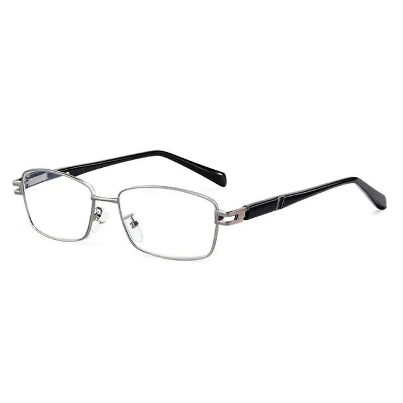 Unisex Rectangular Full Rim Alloy Reading Glasses 9005 — view 2 | Rx Spectacle