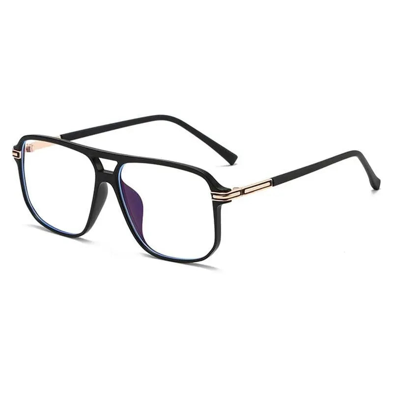 Unisex Round Full Rim TR90 Double Bridge Prescription Glasses 260 — view 2 | Rx Spectacle