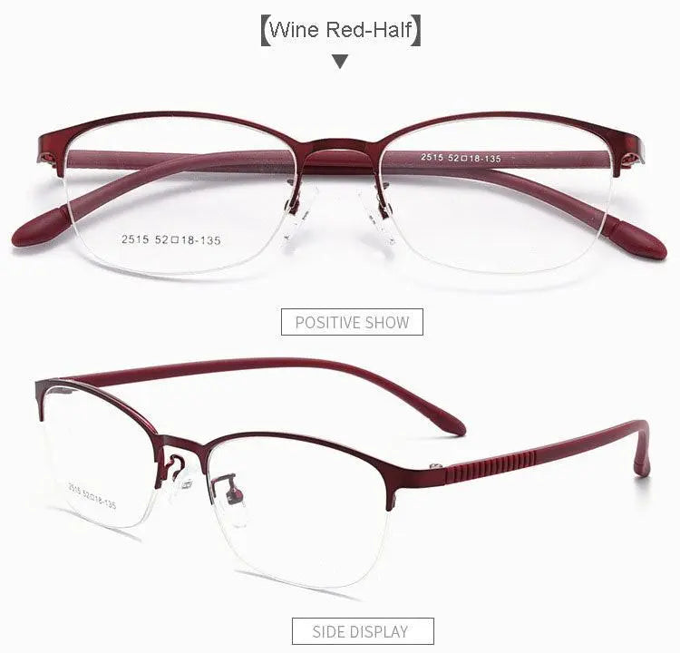 Unisex Full Rim Alloy Prescription Glasses 2516 — view 19 | Rx Spectacle