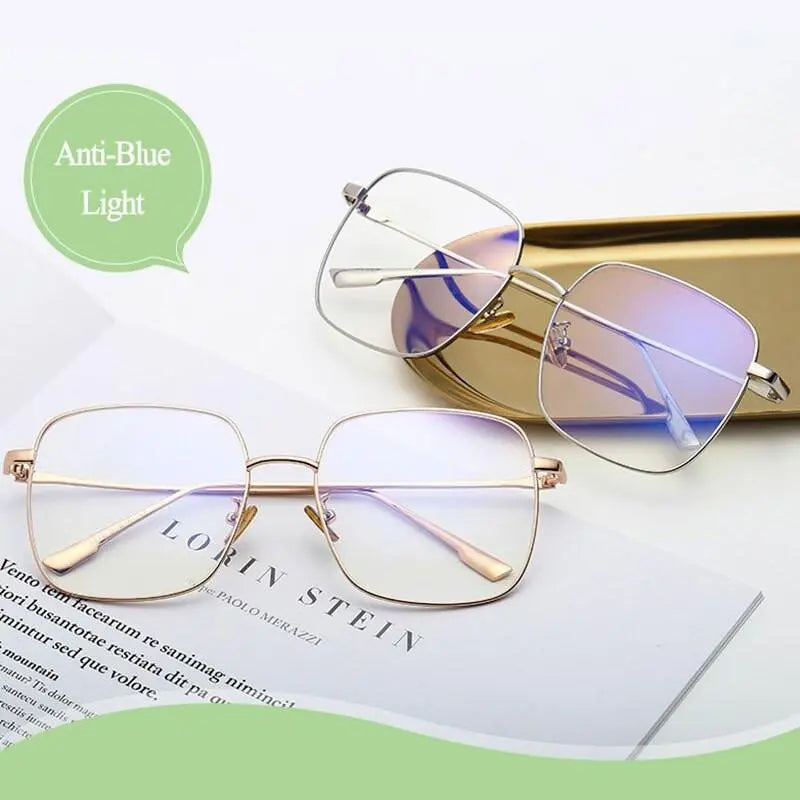 Unisex Square Full Rim Alloy Prescription Glasses 8810 — view 1 | Rx Spectacle