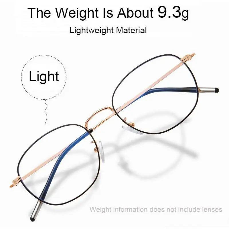 Unisex Round Full Rim Alloy Prescription Glasses 33006 — view 3 | Rx Spectacle