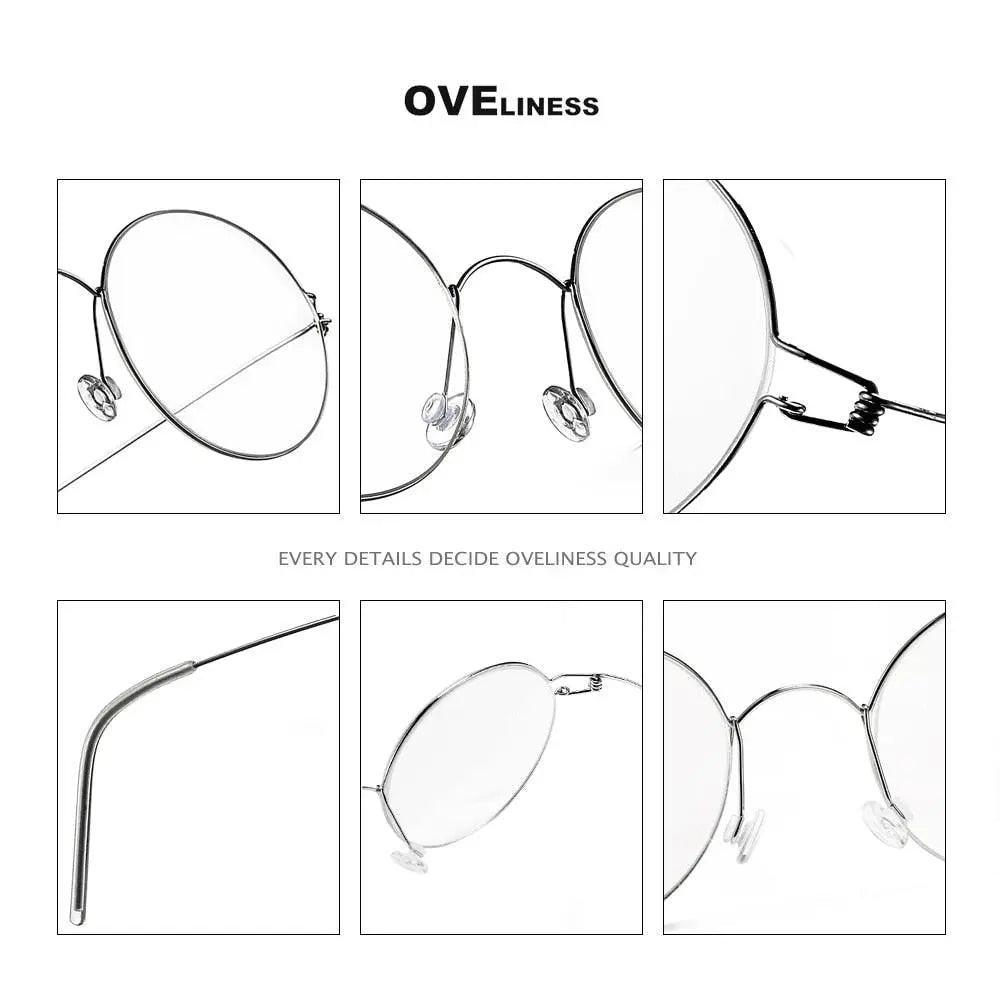 Unisex Full Rim Screwless Prescription Glasses Ols02 — view 7 | Rx Spectacle