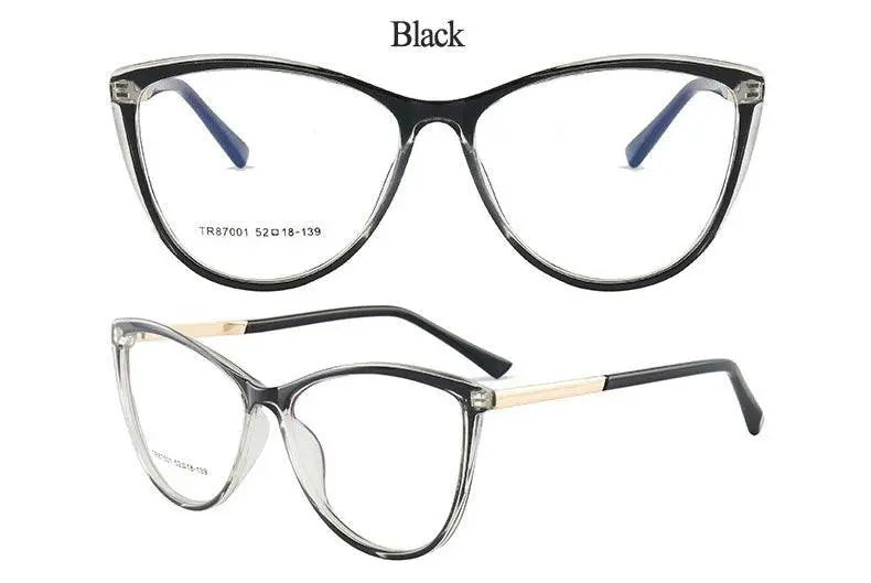 Cat Eye Full Rim TR90 Prescription Glasses 7001 — view 20 | Rx Spectacle