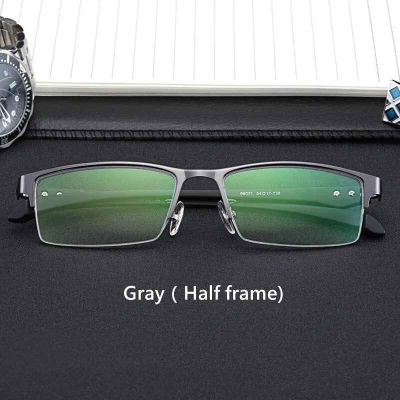 Men's Full Rim Alloy Prescription Glasses 66071/66085 — view 4 | Rx Spectacle
