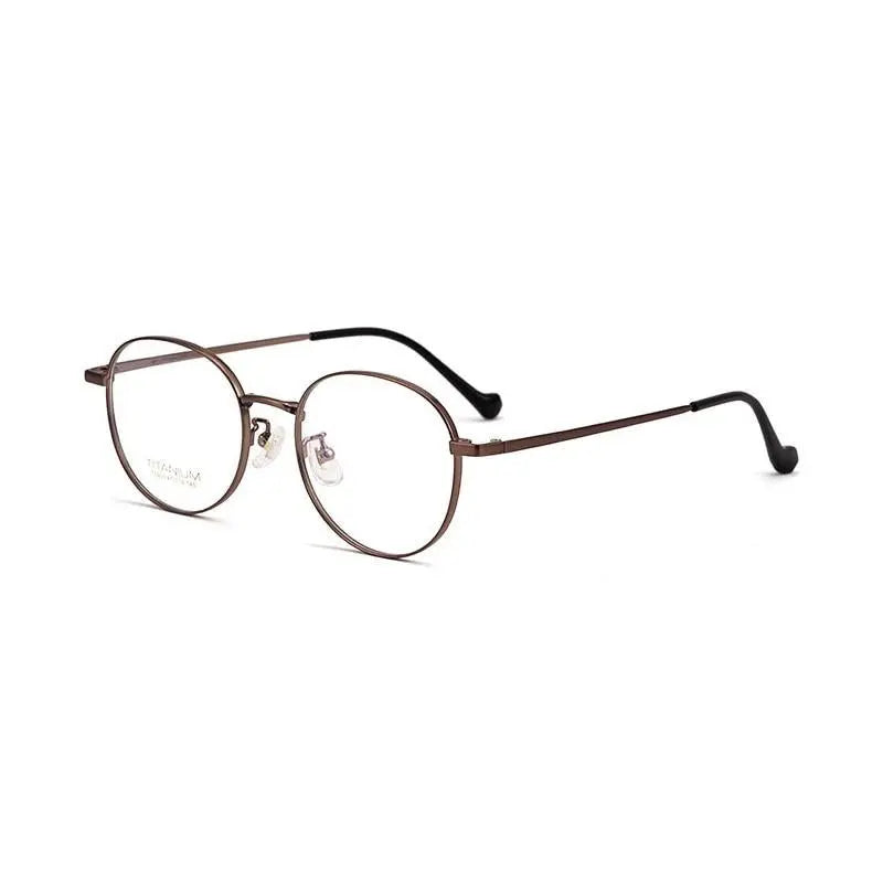 Unisex Polygon Full Rim Titanium Prescription Glasses 3933 — view 9 | Rx Spectacle