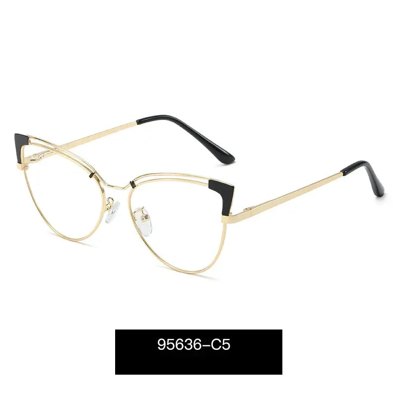Women's Cat Eye Full Rim TR90 Prescription Glasses 495636 — view 9 | Rx Spectacle