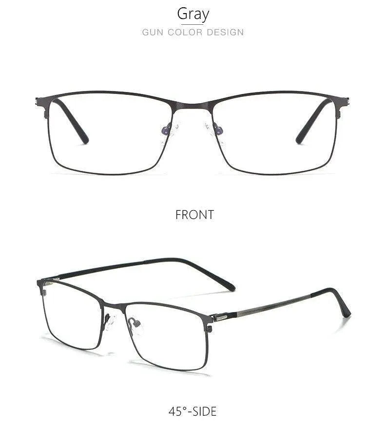 Men's Full Rim Alloy Prescription Glasses P9847 — view 13 | Rx Spectacle