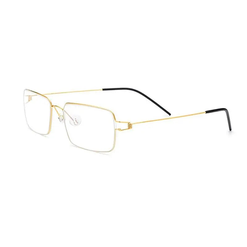 Unisex Full Rim Titanium Screwless Prescription Glasses 28606 — view 9 | Rx Spectacle