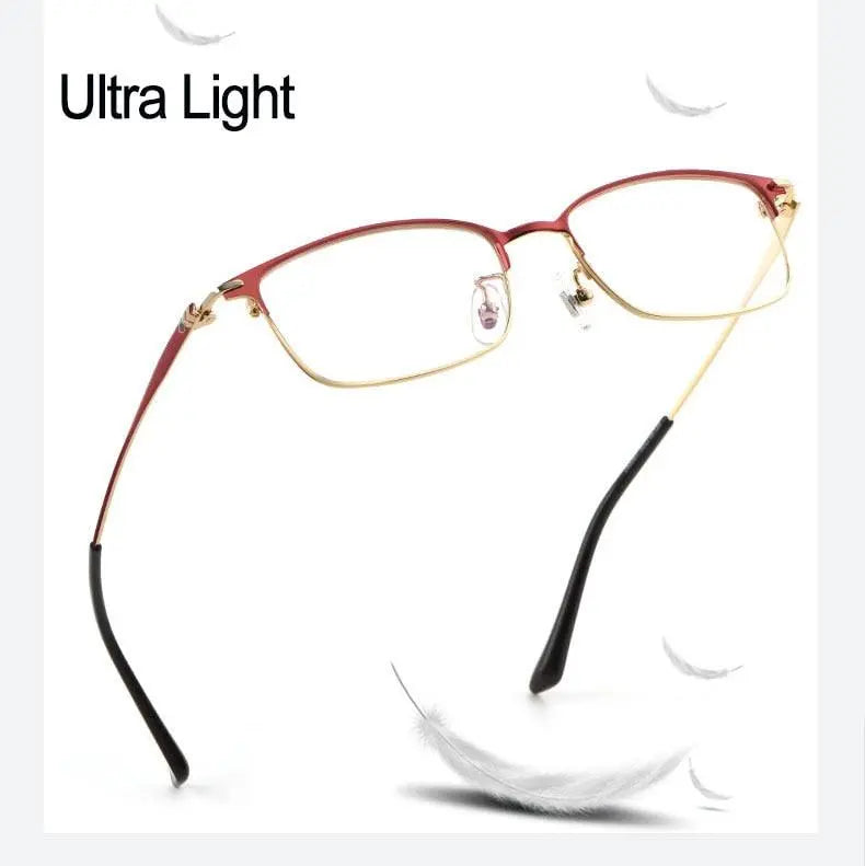 Women's Full Rim Titanium Prescription Glasses 86061 — view 14 | Rx Spectacle