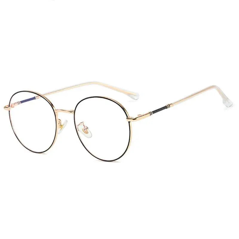 Unisex Round Full Rim Alloy Prescription Glasses 61099 — view 6 | Rx Spectacle