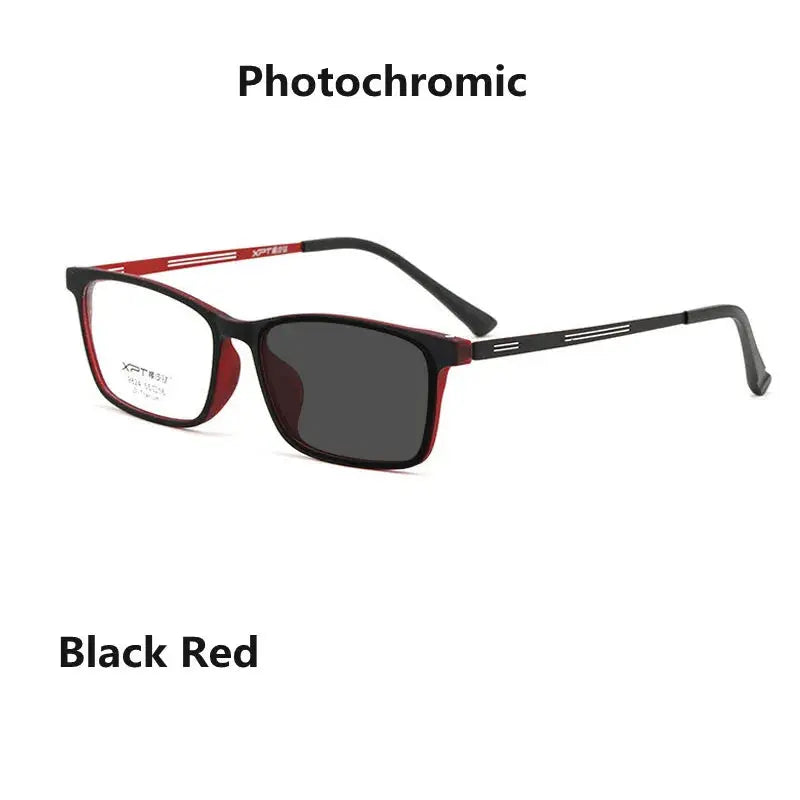 Unisex Square Full Rim Titanium Reading Glasses 9824 — view 14 | Rx Spectacle