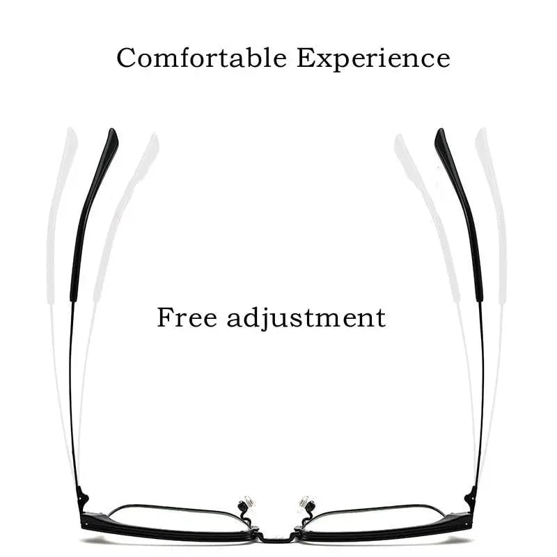 Men's Square Full Rim Titanium Prescription Glasses 2311YJ — view 11 | Rx Spectacle