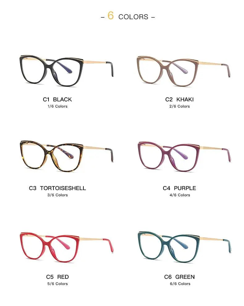 Women's Cat Eye Full Rim Acetate Prescription Glasses 2052 — view 17 | Rx Spectacle